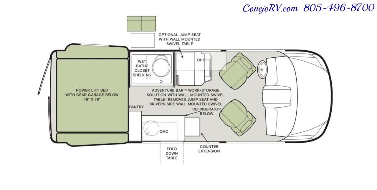 2026 Tiffin GH1 AWD Sprinter Mercedes Turbo Diesel 540AH Battle  Born Lithium Ion - Photo 51 - Thousand Oaks, CA 91360