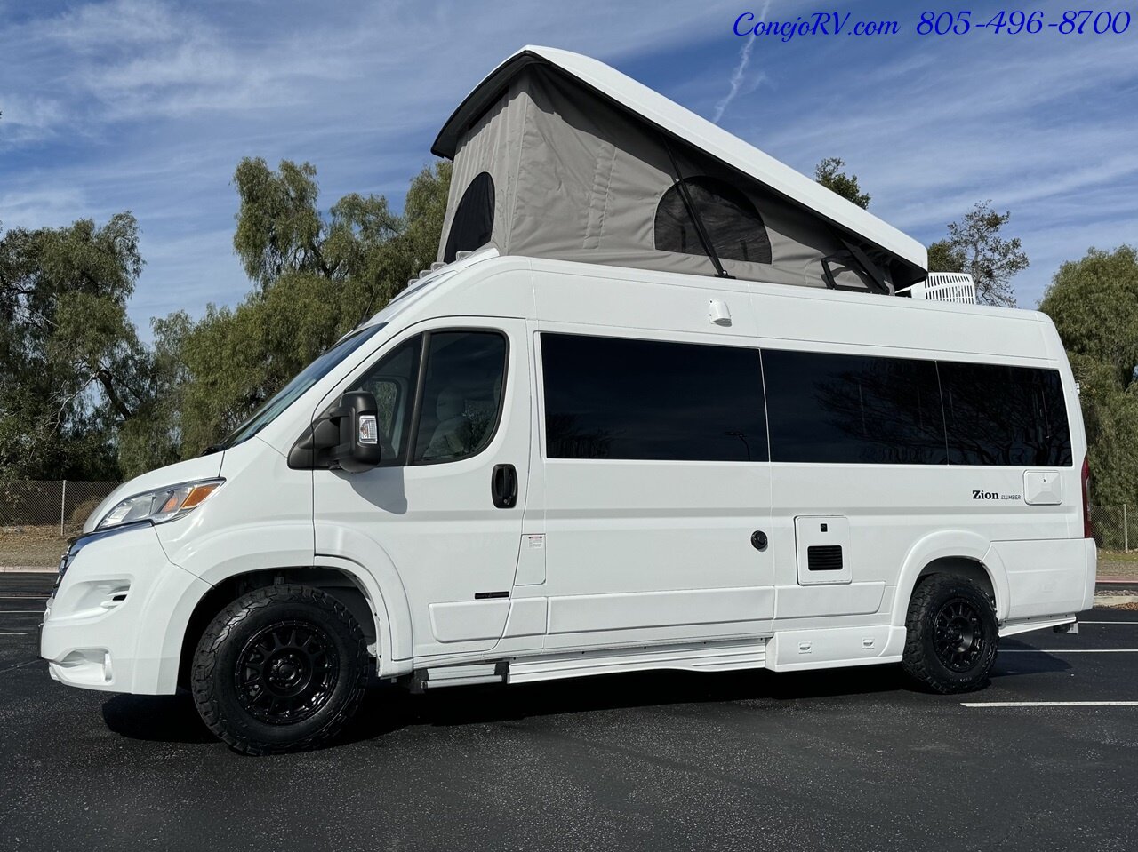 2024 Roadtrek Zion Slumber 3500 EXT 600AH Lithium System Power Rear Lounge  Pop Top - Photo 1 - Thousand Oaks, CA 91360