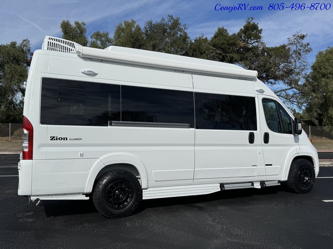 2024 Roadtrek Zion Slumber 3500 EXT 600AH Lithium System Power Rear Lounge  Pop Top - Photo 4 - Thousand Oaks, CA 91360