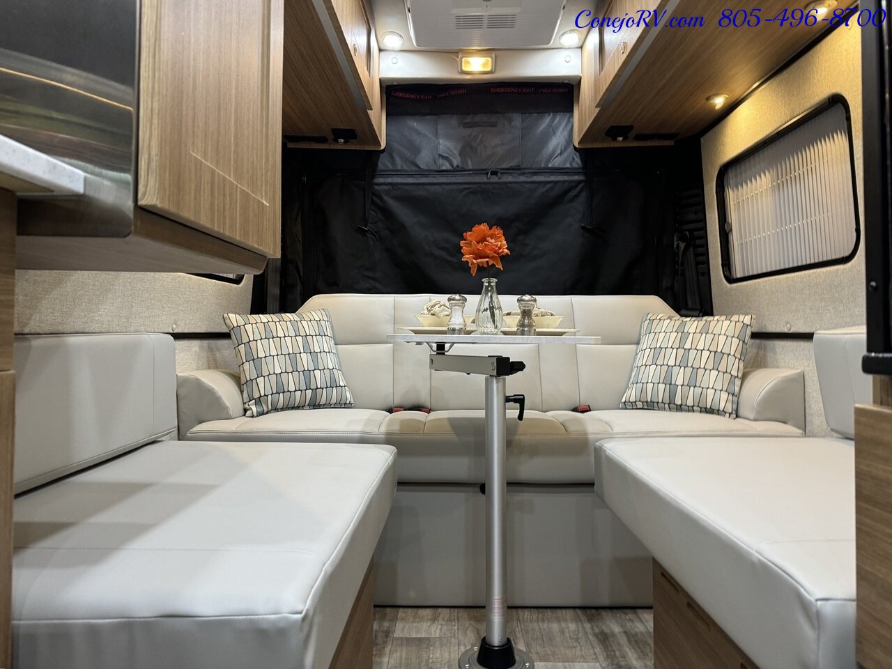 2024 Roadtrek Zion Slumber 3500 EXT 600AH Lithium System Power Rear Lounge  Pop Top - Photo 17 - Thousand Oaks, CA 91360