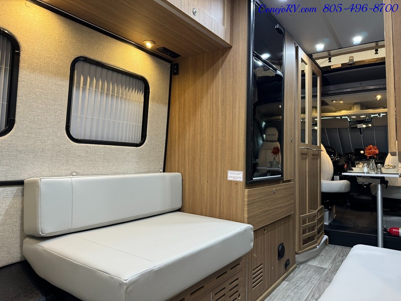 2024 Roadtrek Zion Slumber 3500 EXT 600AH Lithium System Power Rear Lounge  Pop Top - Photo 26 - Thousand Oaks, CA 91360