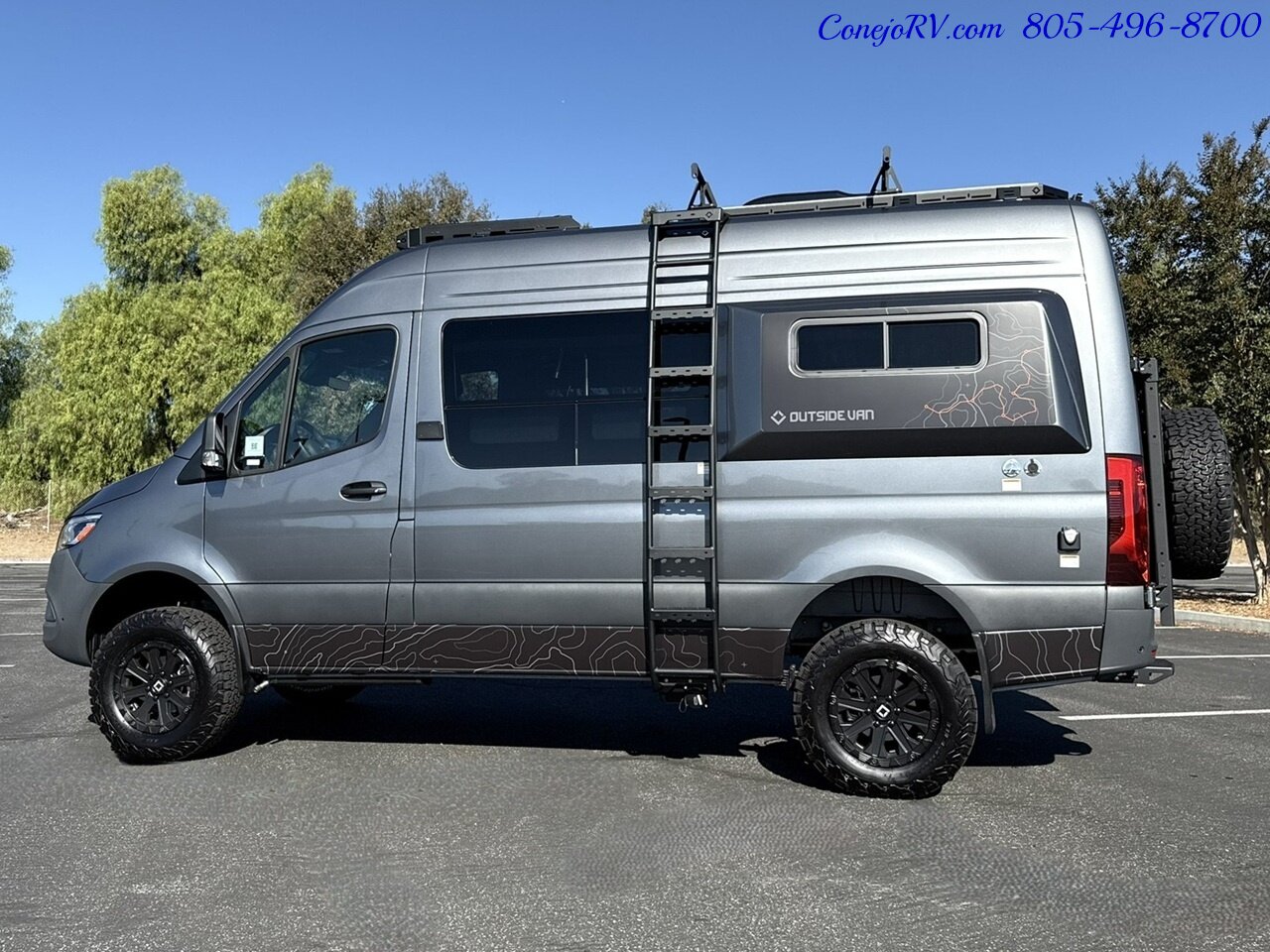 2024 Outside Van Syncline Mercedes 144 Turbo Diesel 1030AH Lithium AWD Adventure Van Custom Upgrades DEALER DEMO - Photo 2 - Thousand Oaks, CA 91360