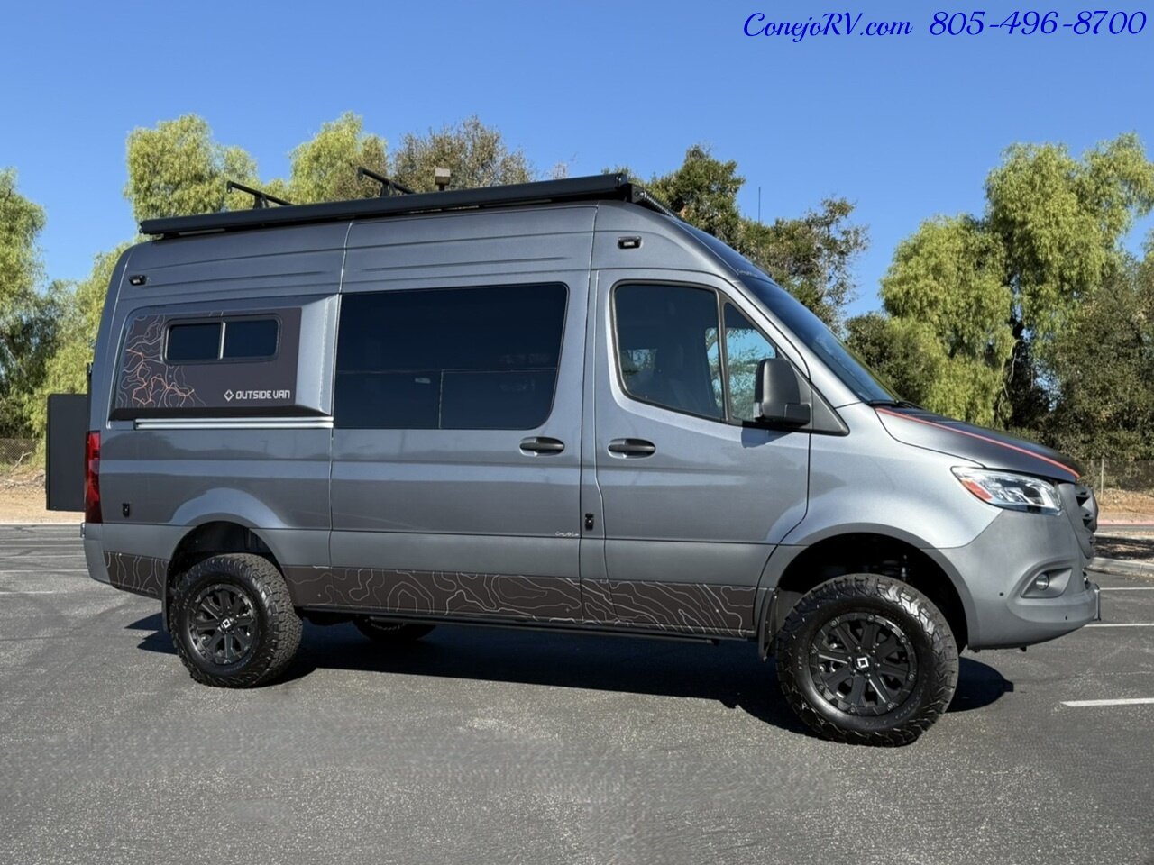 2024 Outside Van Syncline Mercedes 144 Turbo Diesel 1030AH Lithium AWD Adventure Van Custom Upgrades DEALER DEMO - Photo 3 - Thousand Oaks, CA 91360