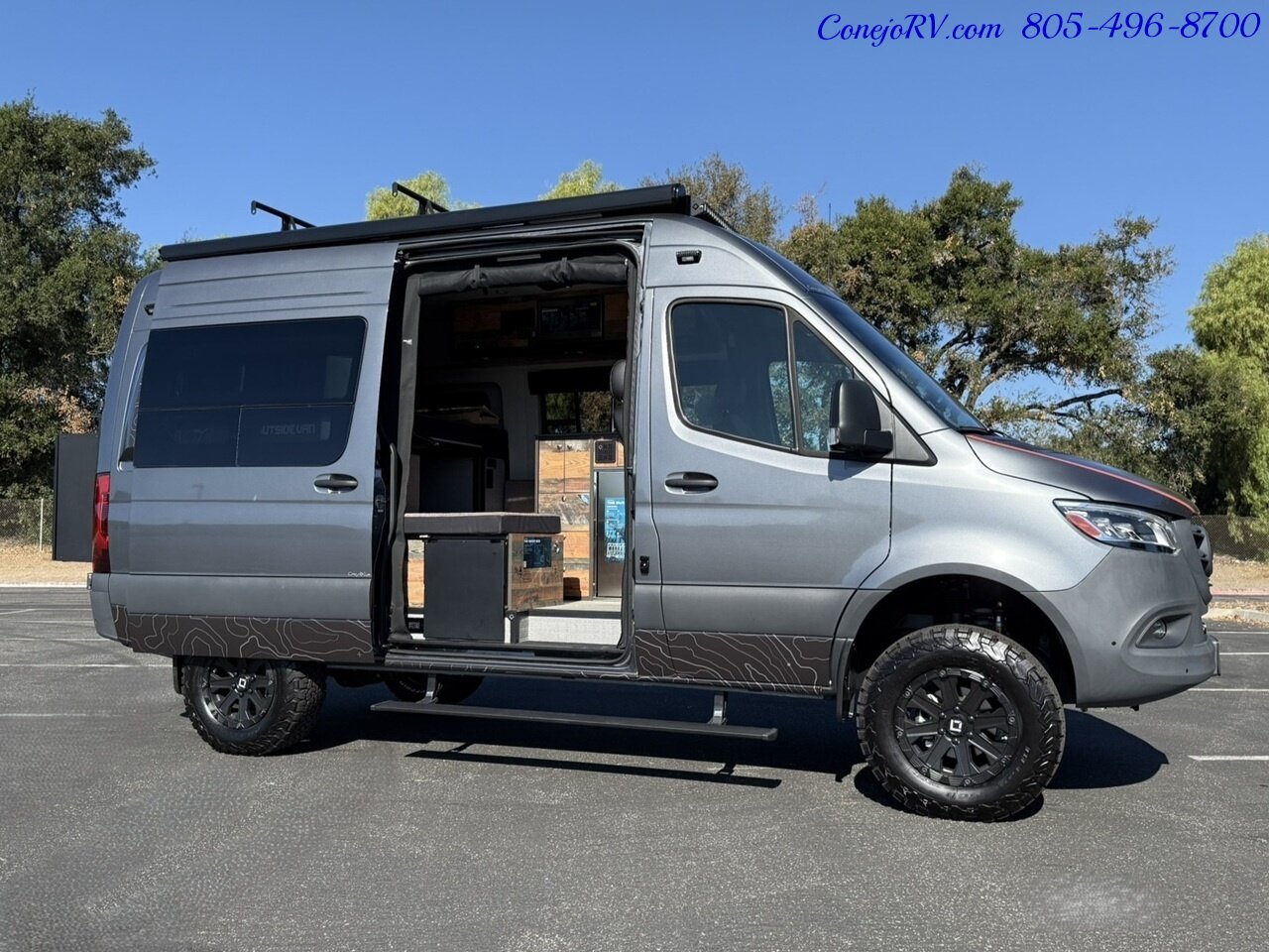 2024 Outside Van Syncline Mercedes 144 Turbo Diesel 1030AH Lithium AWD Adventure Van Custom Upgrades DEALER DEMO - Photo 55 - Thousand Oaks, CA 91360