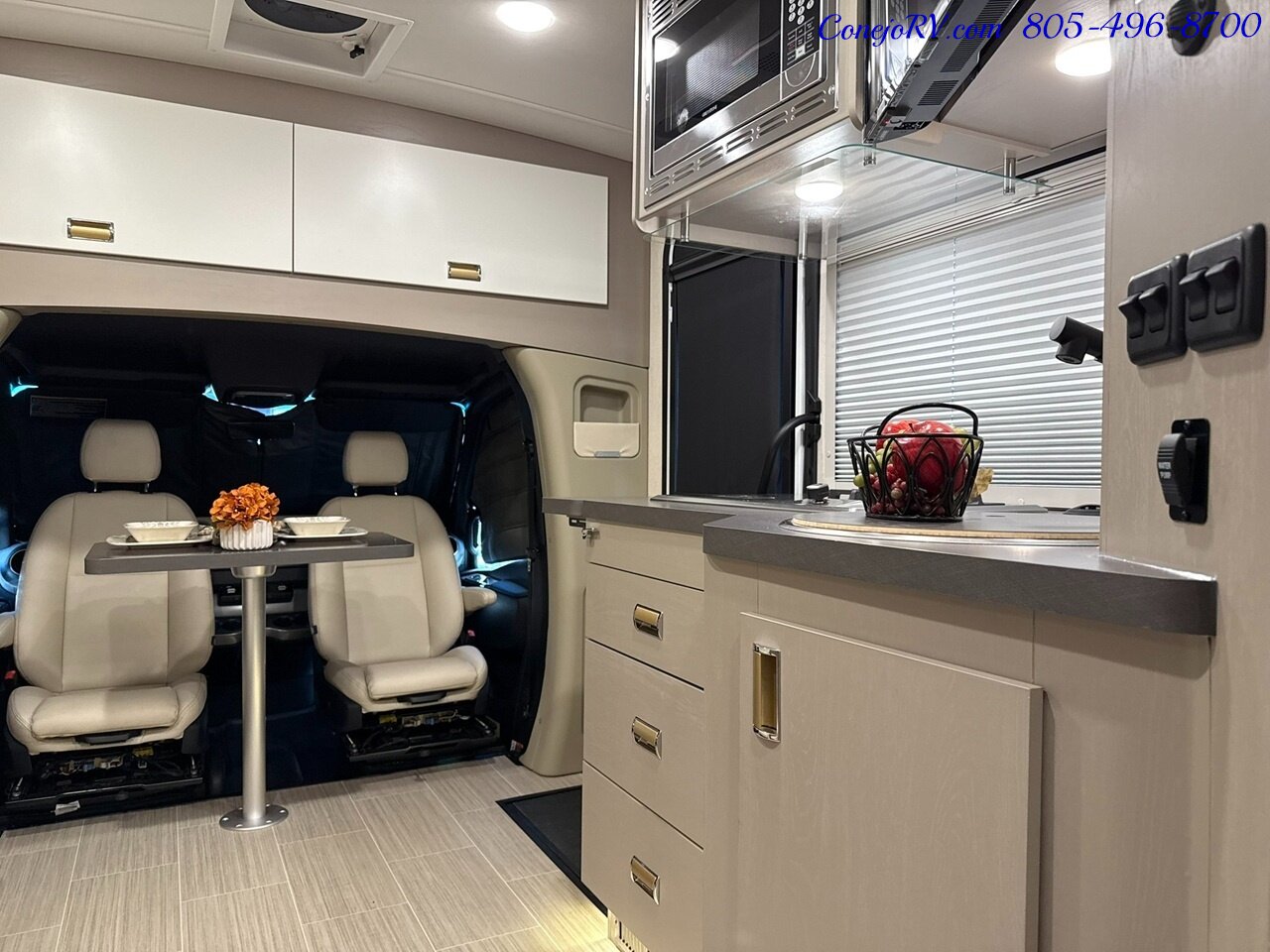 2026 Winnebago Navion 24R AWD Single Slide Theater Seats Mercedes Turbo  Diesel Full Body Paint - Photo 33 - Thousand Oaks, CA 91360