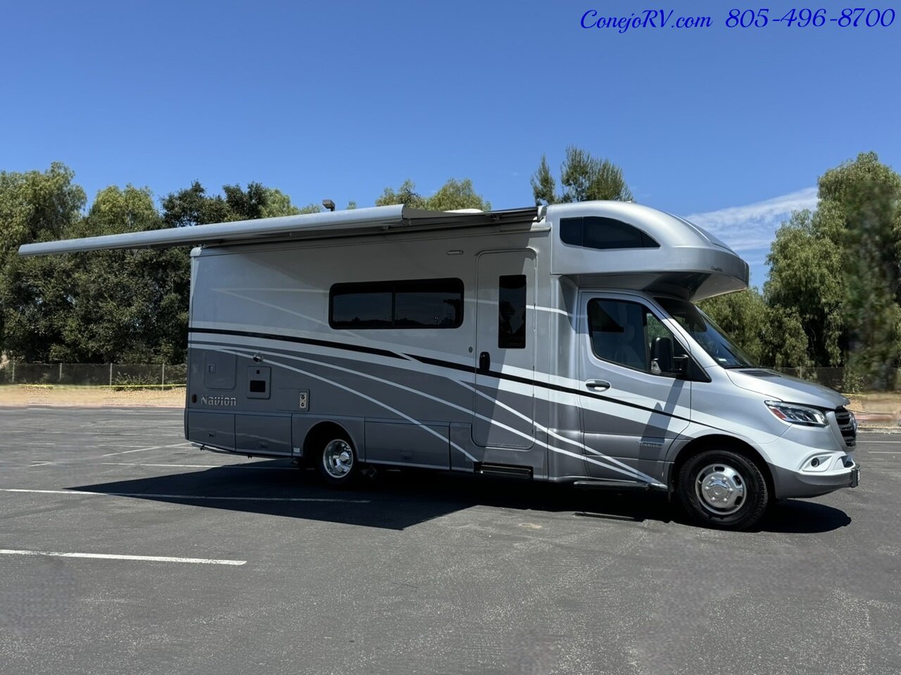 2023 WINNEBAGO NAVION 24D  Full Wall Slide-Out Mercedes Turbo Diesel  Full Body Paint 11K Miles - Photo 47 - Thousand Oaks, CA 91360