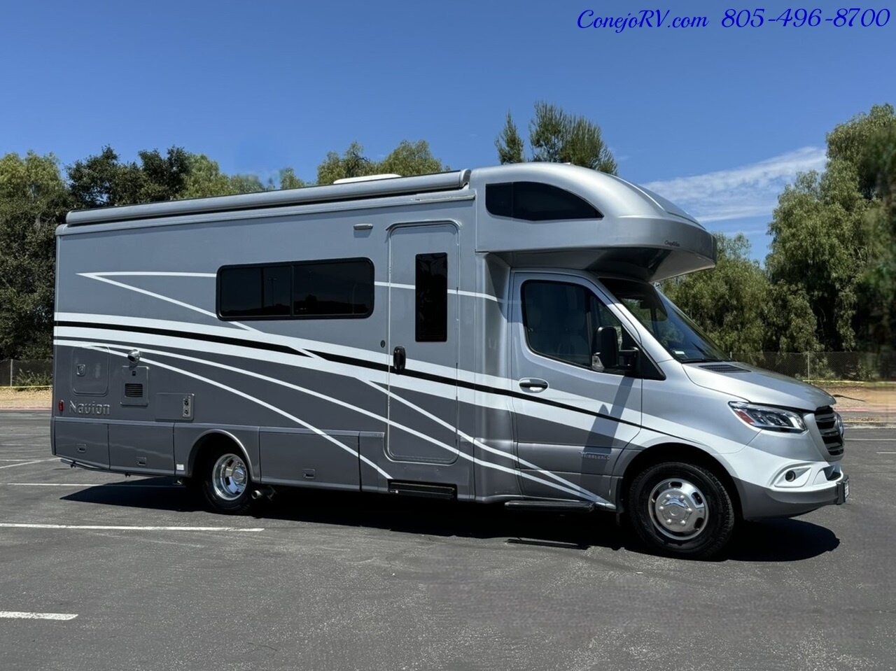 2023 WINNEBAGO NAVION 24D  Full Wall Slide-Out Mercedes Turbo Diesel  Full Body Paint 11K Miles - Photo 3 - Thousand Oaks, CA 91360