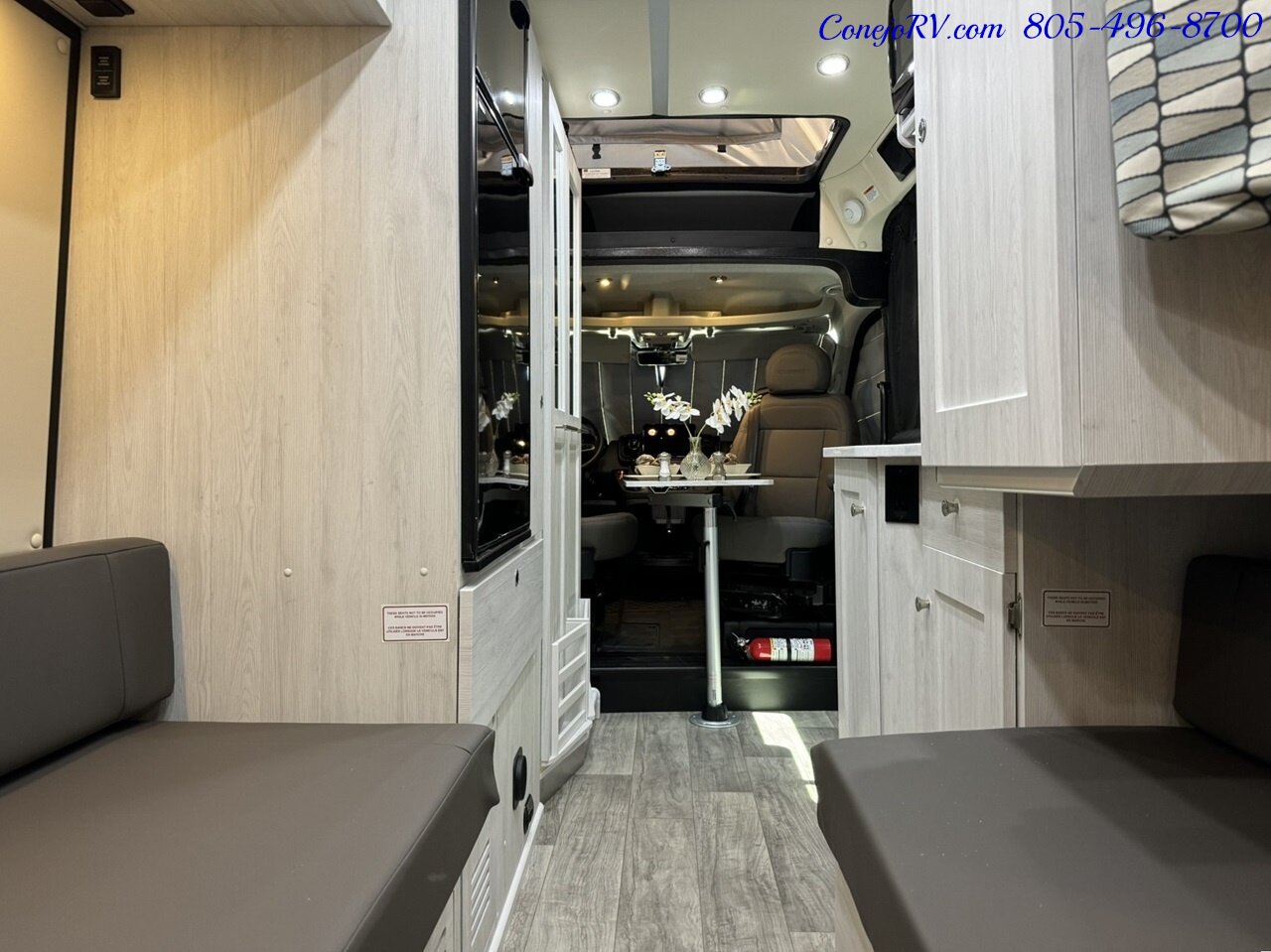 2024 Roadtrek Zion Slumber 3500 EXT 600AH Lithium System Power Rear Lounge  Pop Top - Photo 24 - Thousand Oaks, CA 91360