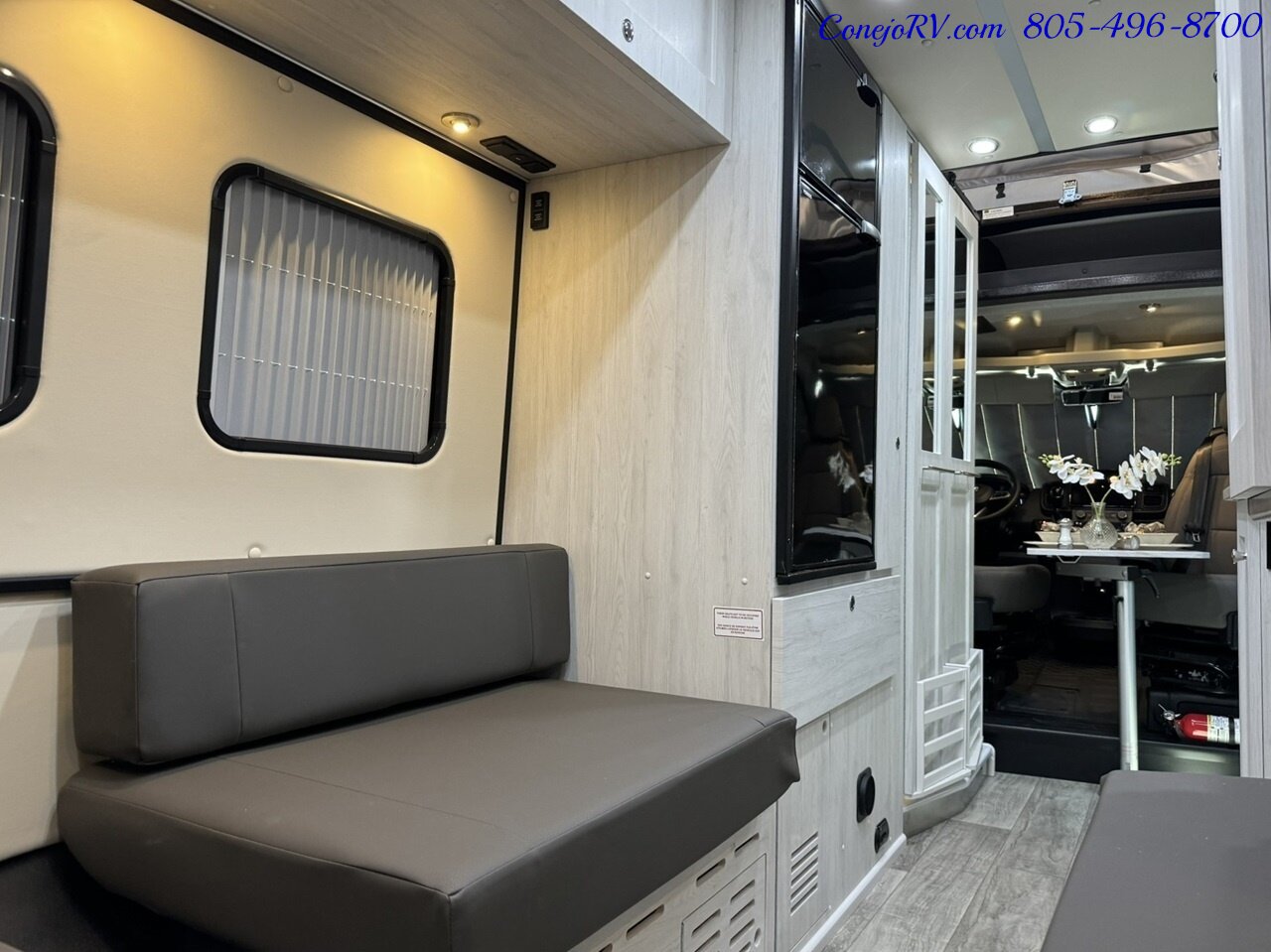 2024 Roadtrek Zion Slumber 3500 EXT 600AH Lithium System Power Rear Lounge  Pop Top - Photo 26 - Thousand Oaks, CA 91360