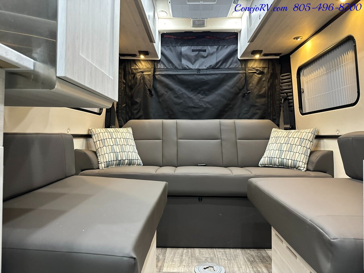 2024 Roadtrek Zion Slumber 3500 EXT 600AH Lithium System Power Rear Lounge  Pop Top - Photo 19 - Thousand Oaks, CA 91360