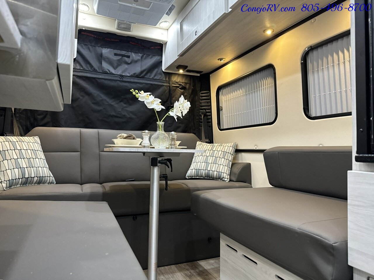 2024 Roadtrek Zion Slumber 3500 EXT 600AH Lithium System Power Rear Lounge  Pop Top - Photo 17 - Thousand Oaks, CA 91360