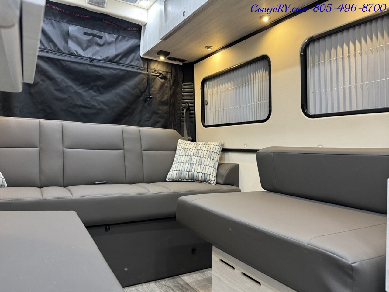 2024 Roadtrek Zion Slumber 3500 EXT 600AH Lithium System Power Rear Lounge  Pop Top - Photo 20 - Thousand Oaks, CA 91360