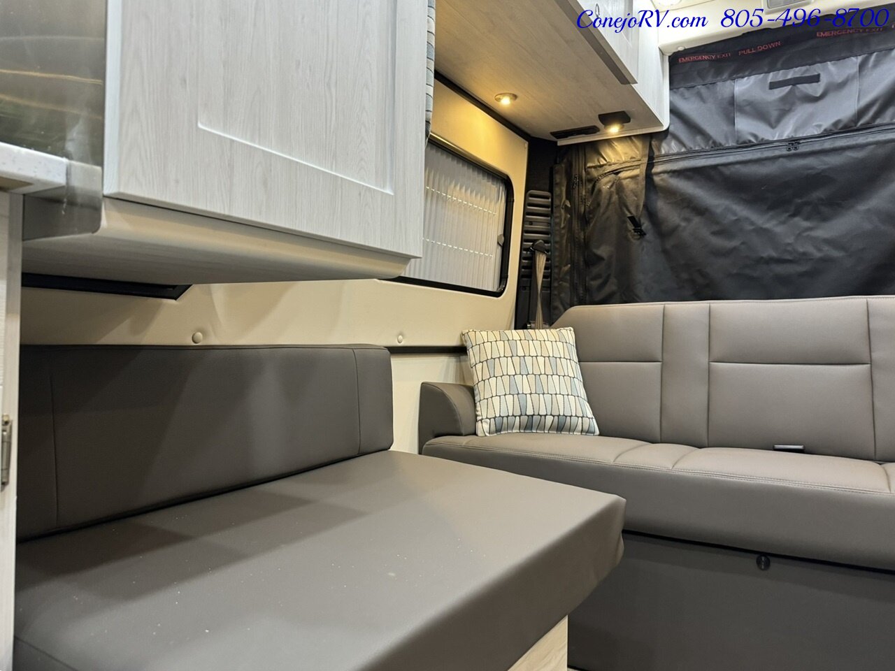 2024 Roadtrek Zion Slumber 3500 EXT 600AH Lithium System Power Rear Lounge  Pop Top - Photo 21 - Thousand Oaks, CA 91360