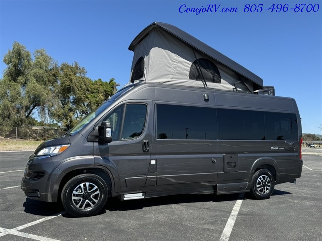 2024 Roadtrek Zion Slumber 3500 EXT 600AH Lithium System Power Rear Lounge  Pop Top - Photo 1 - Thousand Oaks, CA 91360