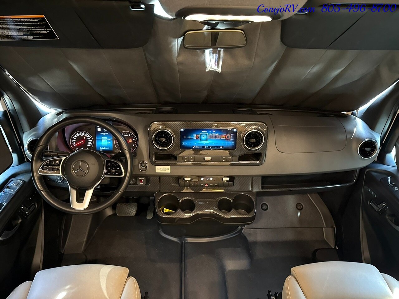 2022 Winnebago View 24D Full Wall Slide-Out Theater Seats Mercedes Turbo  Diesel - Photo 35 - Thousand Oaks, CA 91360