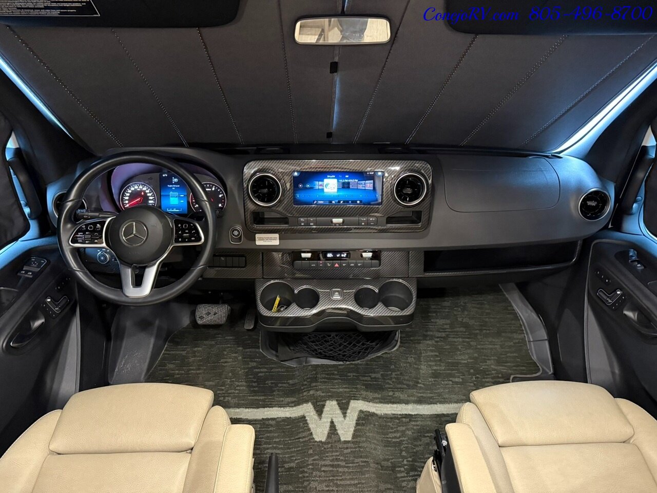 2020 Winnebago Boldt 70BL Volta Lithium System Mercedes Turbo Diesel 28K  Miles - Photo 36 - Thousand Oaks, CA 91360