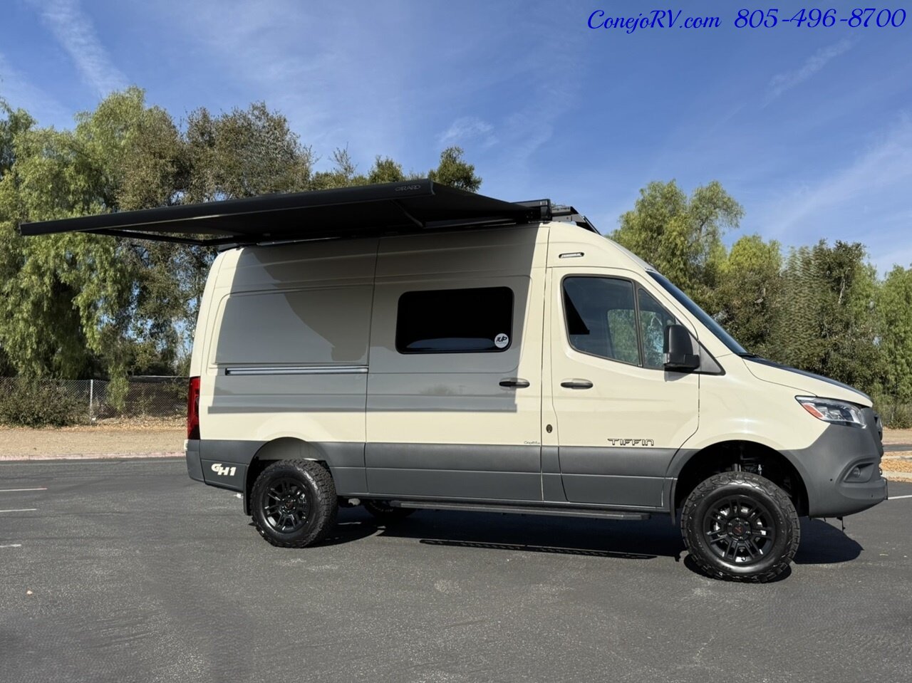 2025 Tiffin GH1 AWD 1 UP Series Sprinter Mercedes Turbo Diesel  Battle Born 810AH Lithium Ion Kit - Photo 44 - Thousand Oaks, CA 91360