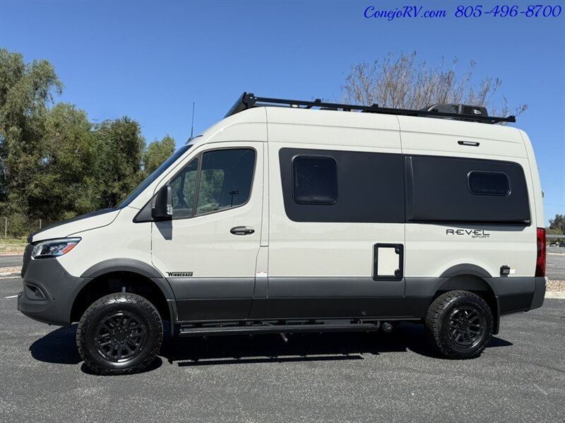 2025 Winnebago Revel Sport 44N AWD Sprinter Mercedes Turbo Diesel, 4.1KWH  Lithionics Lithium System