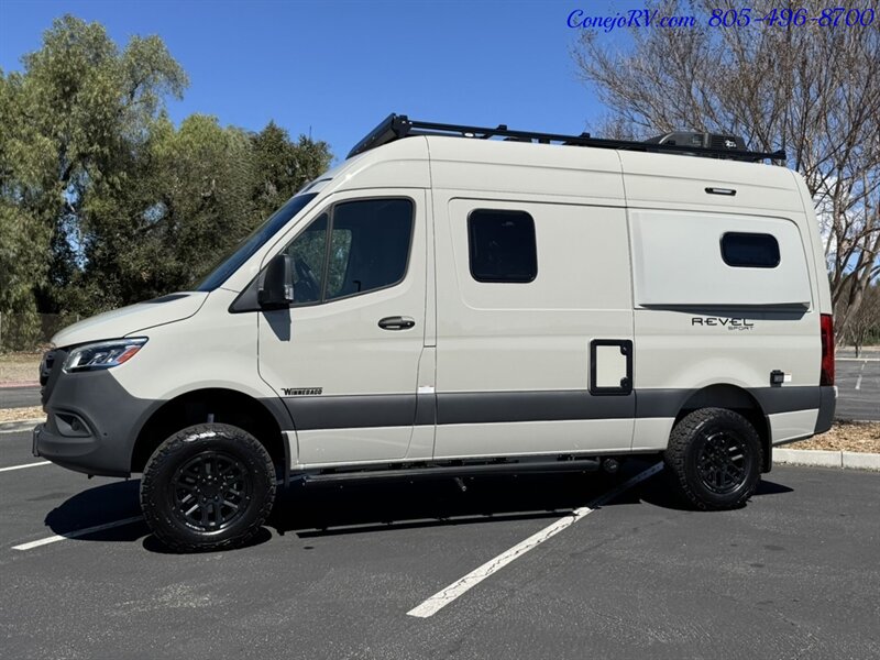 2025 Winnebago Revel Sport 44N AWD Sprinter Mercedes Turbo Diesel, 4.1kWh  Lithionics Lithium System