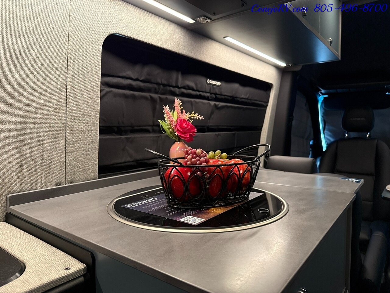 2026 Outside Van Overnight Pop Top Quad Captains Seats 620AH Lithionics  Lithium System Adventure Van - Photo 16 - Thousand Oaks, CA 91360