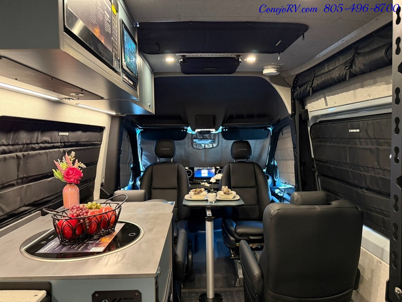 2026 Outside Van Overnight Pop Top Quad Captains Seats 620AH Lithionics  Lithium System Adventure Van - Photo 30 - Thousand Oaks, CA 91360