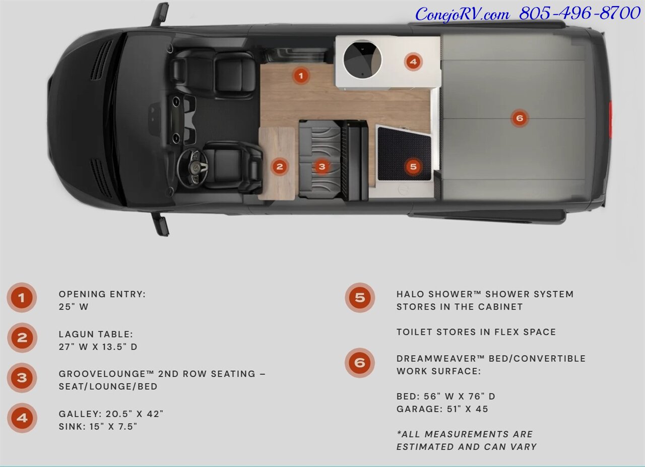 2025 Storyteller Overland Classic Mode OG AWD Lithonics Lithium System Mercedes Sprinter  Turbo Diesel - Photo 47 - Thousand Oaks, CA 91360