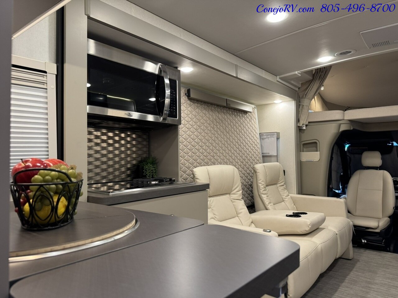 2025 Winnebago View 24T Slide-Out Murphy Bed Mercedes Turbo Diesel Full Body Paint 4k Miles - Photo 14 - Thousand Oaks, CA 91360