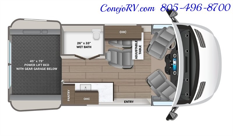 2024 Entegra Launch 19Y AWD Lithium System Mercedes Sprinter Van   - Photo 44 - Thousand Oaks, CA 91360