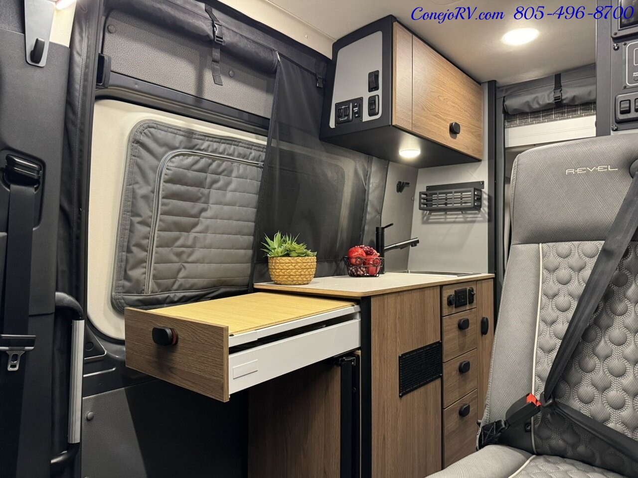 2025 Winnebago Revel 44E AWD Sprinter Mercedes Turbo Diesel, 8.4KWH  Lithionics System - Photo 7 - Thousand Oaks, CA 91360