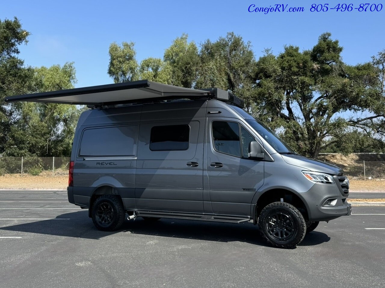 2025 Winnebago Revel 44E AWD Sprinter Mercedes Turbo Diesel, 8.4KWH  Lithionics System - Photo 43 - Thousand Oaks, CA 91360