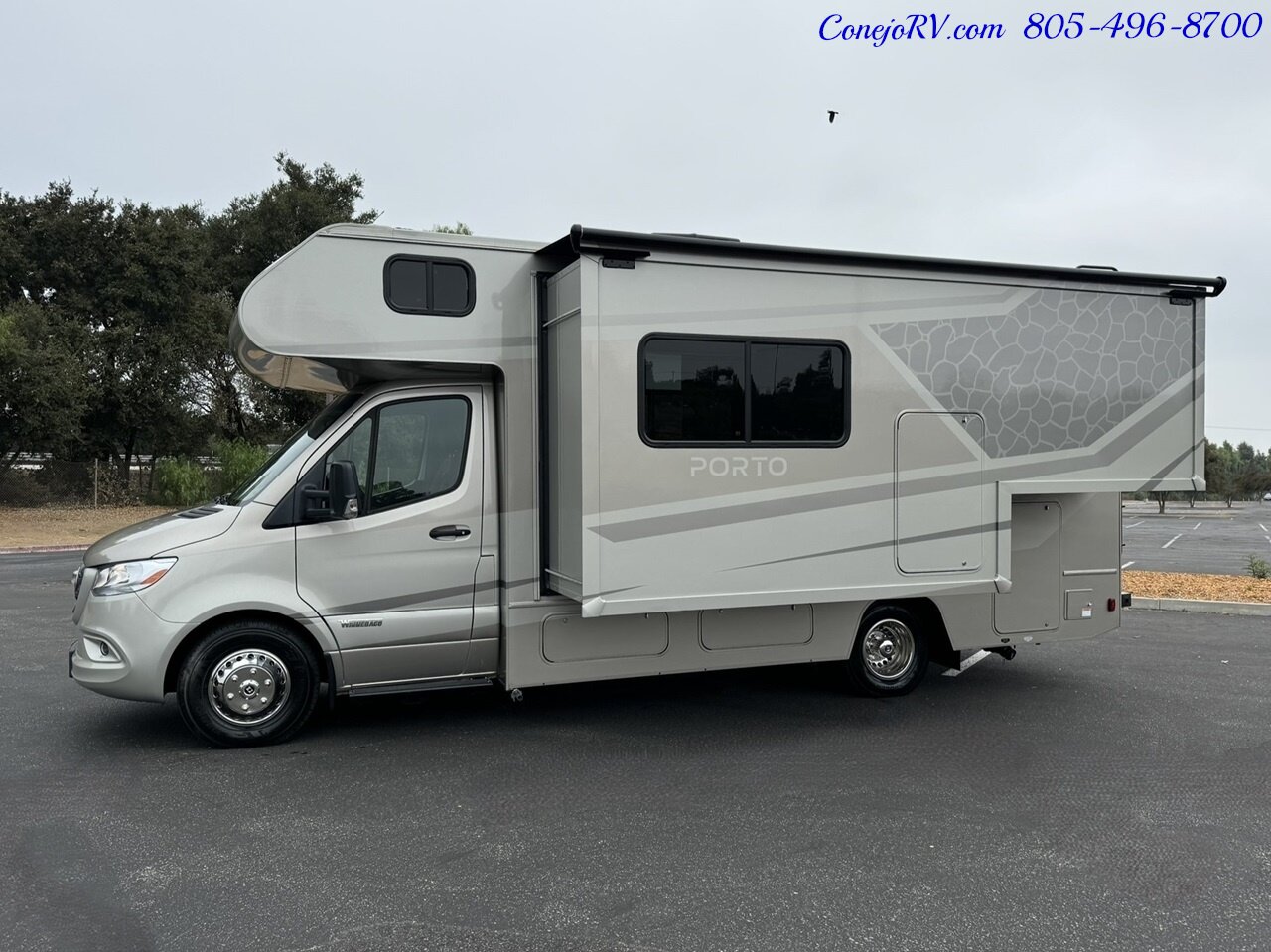 2025 Winnebago Porto 24P Full Wall Slide-Out Mercedes Turbo Diesel  Full Body Paint - Photo 1 - Thousand Oaks, CA 91360