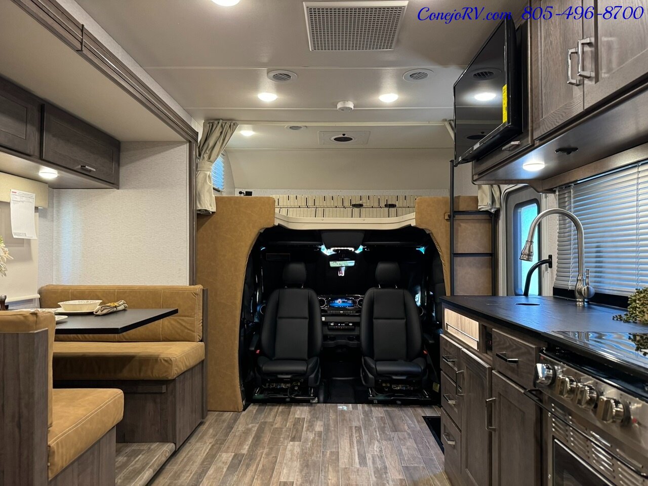 2025 Winnebago Porto 24P Full Wall Slide-Out Mercedes Turbo Diesel  Full Body Paint - Photo 28 - Thousand Oaks, CA 91360