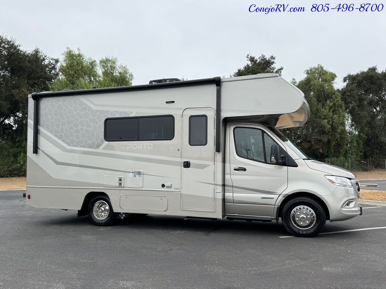 2025 Winnebago Porto 24P Full Wall Slide-Out Mercedes Turbo Diesel  Full Body Paint - Photo 3 - Thousand Oaks, CA 91360