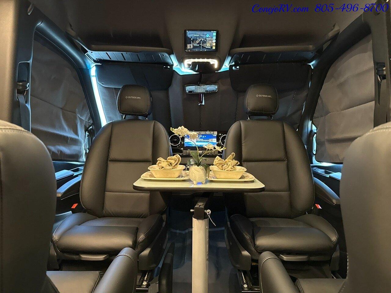 2026 Outside Van Overnight Pop Top Quad Captains Seats 620AH Lithionics Lithium System Adventure Van - Photo 28 - Thousand Oaks, CA 91360