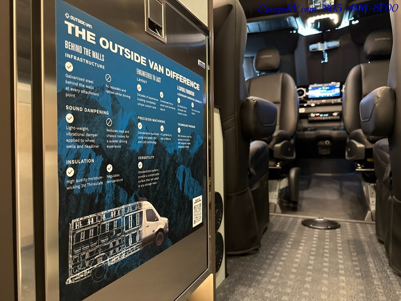 2026 Outside Van Overnight Pop Top Quad Captains Seats 620AH Lithionics Lithium System Adventure Van - Photo 14 - Thousand Oaks, CA 91360