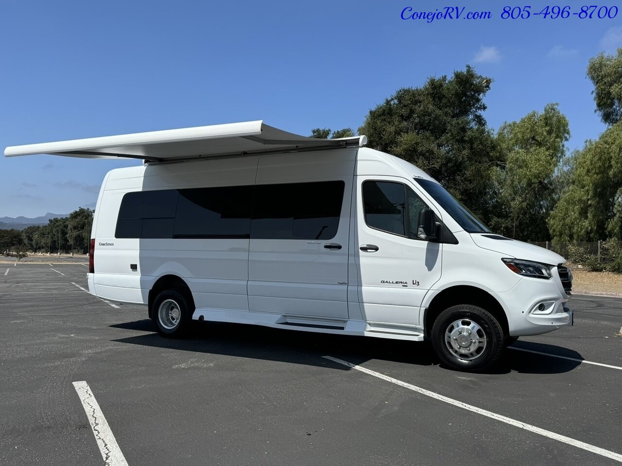 2021 Coachmen Galleria 24Q 4x4 Li3 Power Rear Lounge Quad Captains Chairs  Turbo Diesel Sprinter - Photo 41 - Thousand Oaks, CA 91360