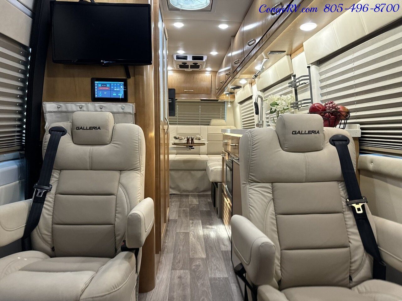 2021 Coachmen Galleria 24Q 4x4 Li3 Power Rear Lounge Quad Captains Chairs  Turbo Diesel Sprinter - Photo 5 - Thousand Oaks, CA 91360