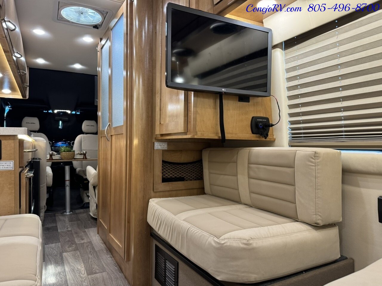 2021 Coachmen Galleria 24Q 4x4 Li3 Power Rear Lounge Quad Captains Chairs  Turbo Diesel Sprinter - Photo 29 - Thousand Oaks, CA 91360