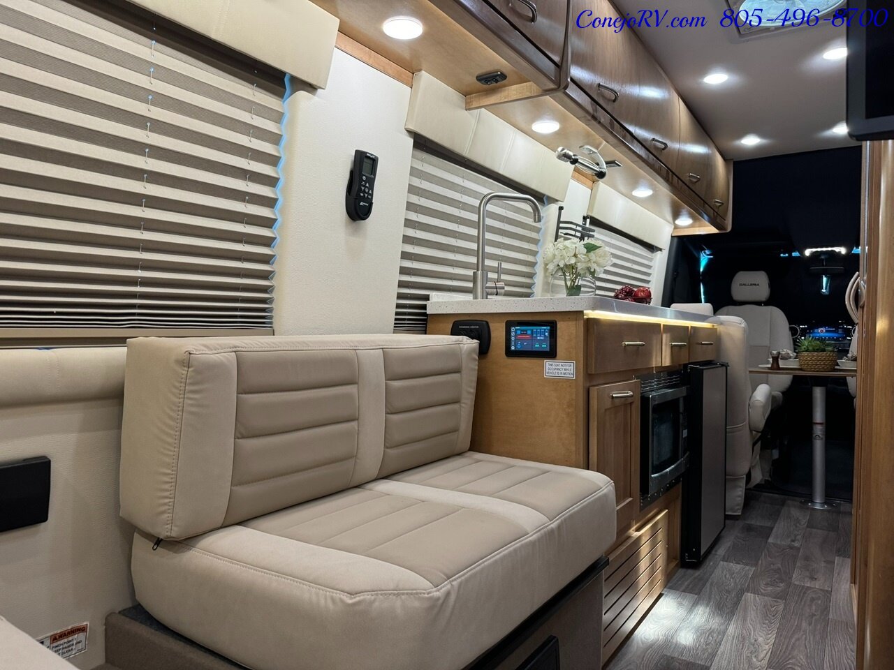 2021 Coachmen Galleria 24Q 4x4 Li3 Power Rear Lounge Quad Captains Chairs  Turbo Diesel Sprinter - Photo 30 - Thousand Oaks, CA 91360