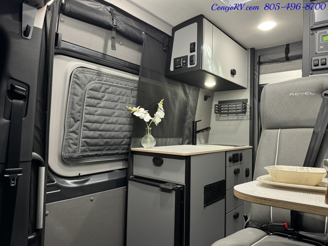 2025 Winnebago Revel 44E AWD Sprinter Mercedes Turbo Diesel, 8.4KWH  Lithionics System - Photo 7 - Thousand Oaks, CA 91360