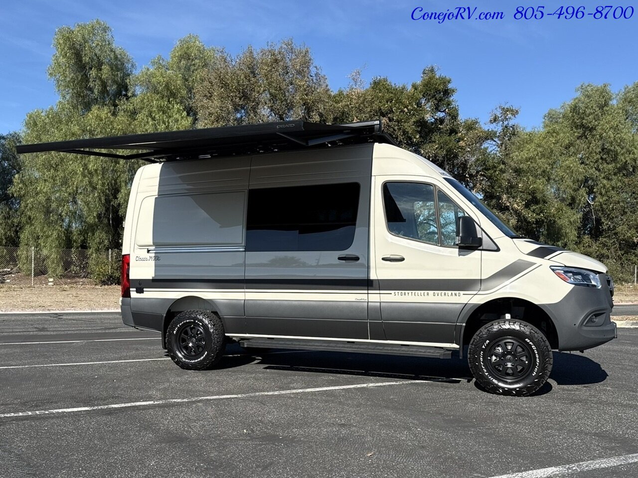 2026 Storyteller Overland Classic Mode OG AWD Lithonics Lithium System Mercedes Sprinter  Turbo Diesel Factory Demo 1K Miles - Photo 42 - Thousand Oaks, CA 91360