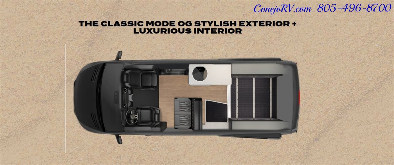 2026 Storyteller Overland Classic Mode OG AWD Lithonics Lithium System Mercedes Sprinter  Turbo Diesel Factory Demo 1K Miles - Photo 46 - Thousand Oaks, CA 91360