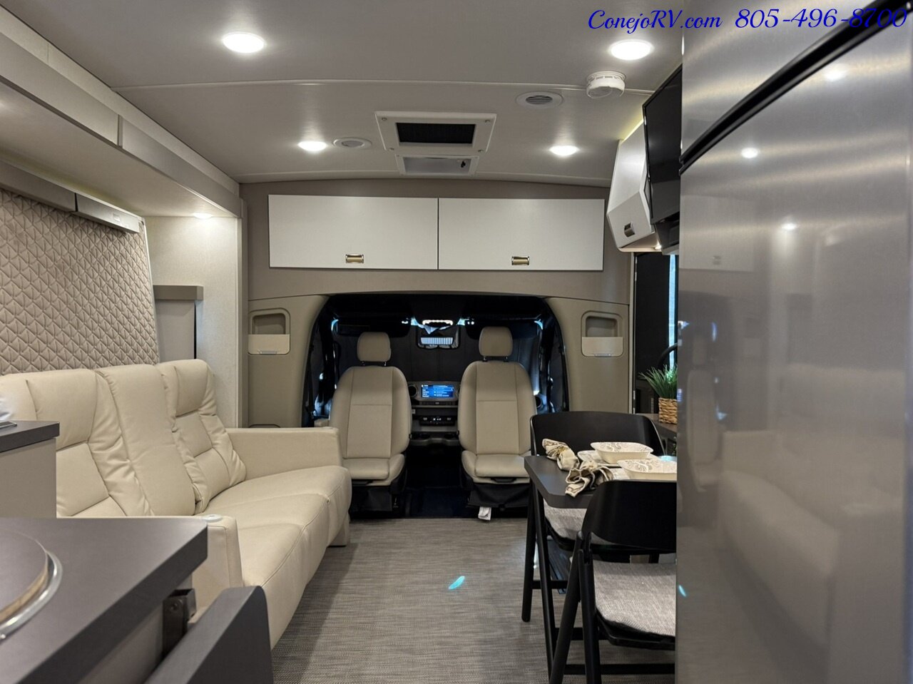 2025 Winnebago Navion 24T AWD Dealer Demo Slide-Out Murphy Bed Mercedes Turbo Diesel 3K Miles - Photo 27 - Thousand Oaks, CA 91360