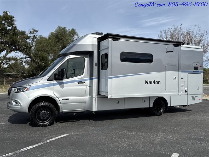 2025 Winnebago Navion 24T AWD  Dealer Demo Slide-Out  Murphy Bed Mercedes Turbo Diesel 3K Miles