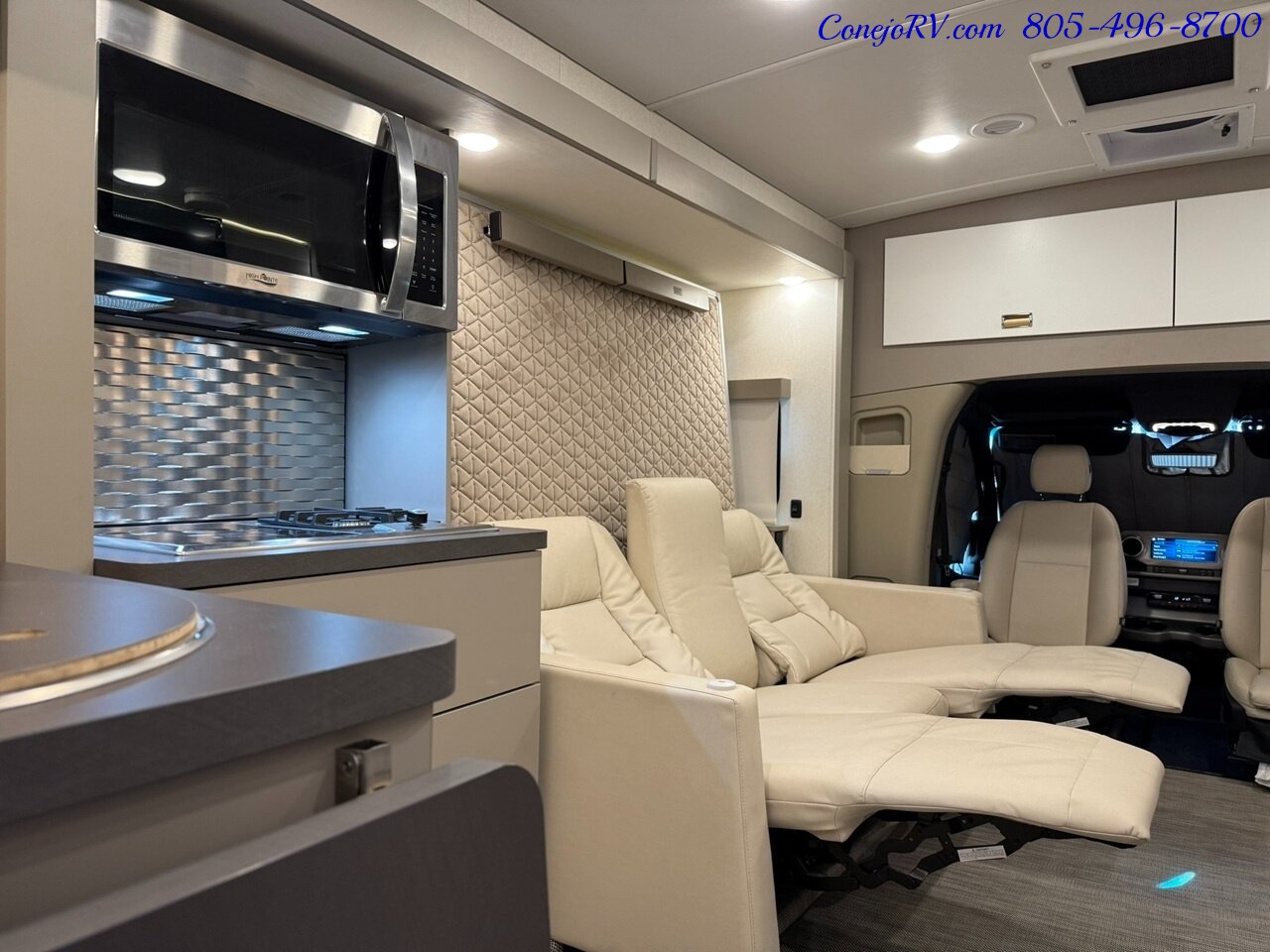 2025 Winnebago Navion 24T AWD Dealer Demo Slide-Out Murphy Bed Mercedes Turbo Diesel 3K Miles - Photo 31 - Thousand Oaks, CA 91360