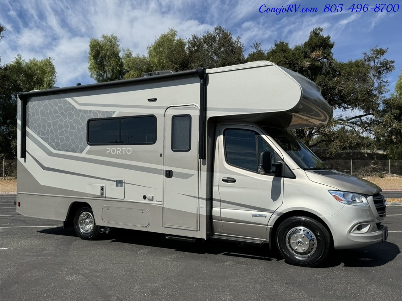 2025 Winnebago Porto 24P Full Wall Slide-Out Mercedes Turbo Diesel Full  Body Paint - Photo 3 - Thousand Oaks, CA 91360