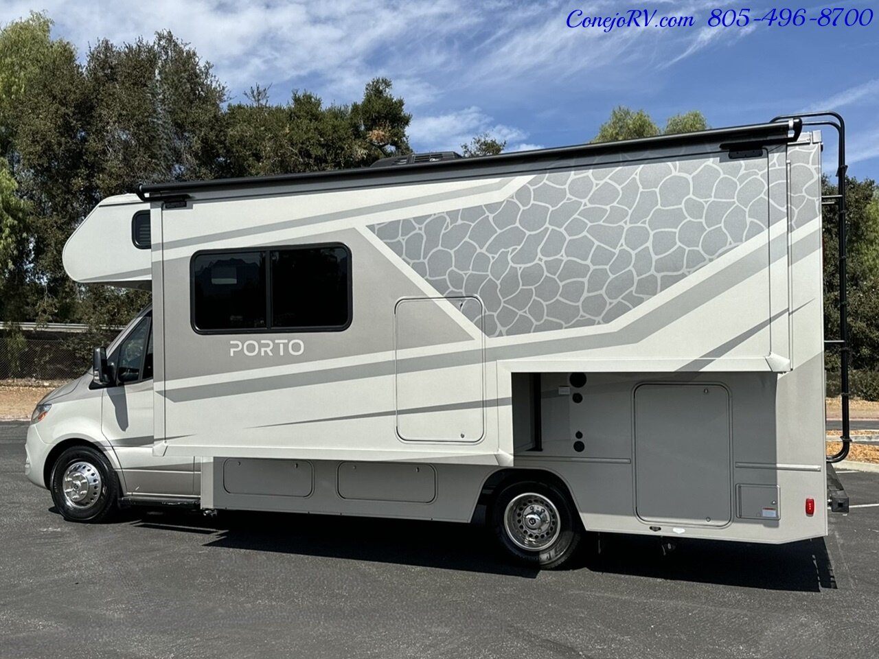 2025 Winnebago Porto 24P Full Wall Slide-Out Mercedes Turbo Diesel Full  Body Paint - Photo 2 - Thousand Oaks, CA 91360