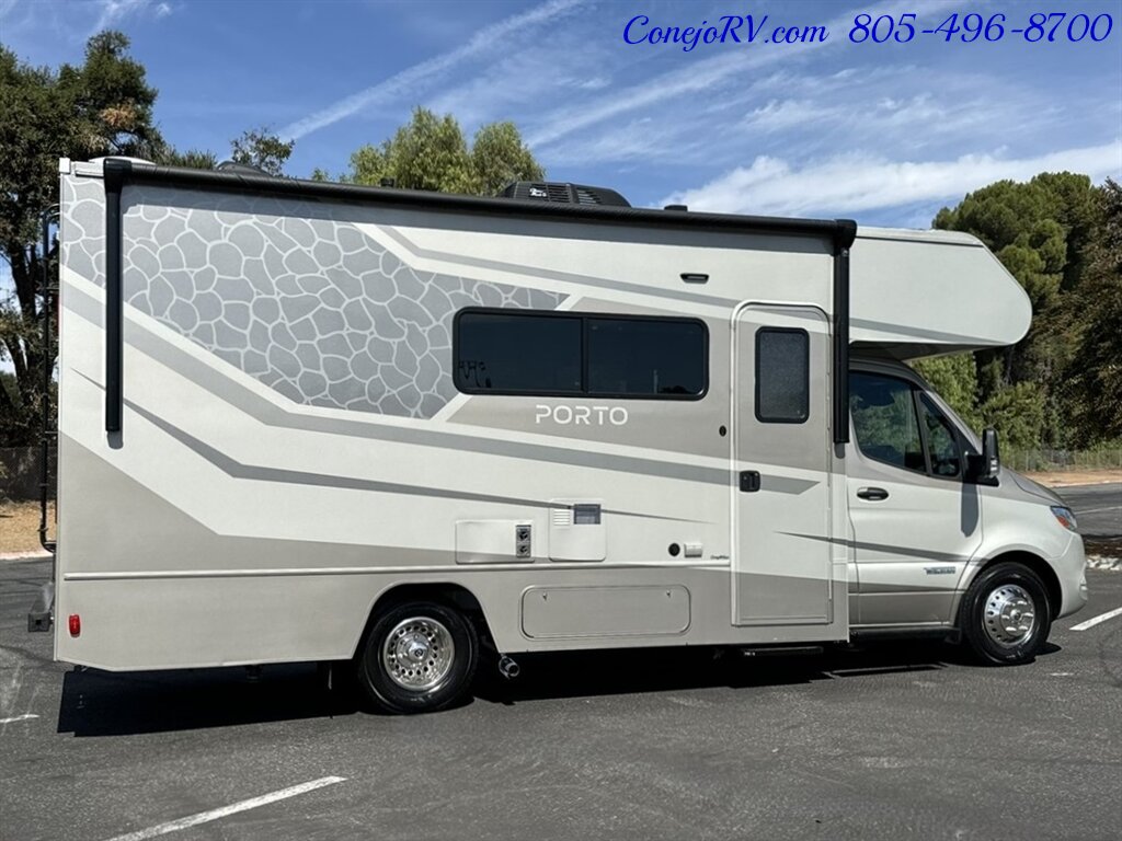 2025 Winnebago Porto 24P Full Wall Slide-Out Mercedes Turbo Diesel Full  Body Paint - Photo 4 - Thousand Oaks, CA 91360