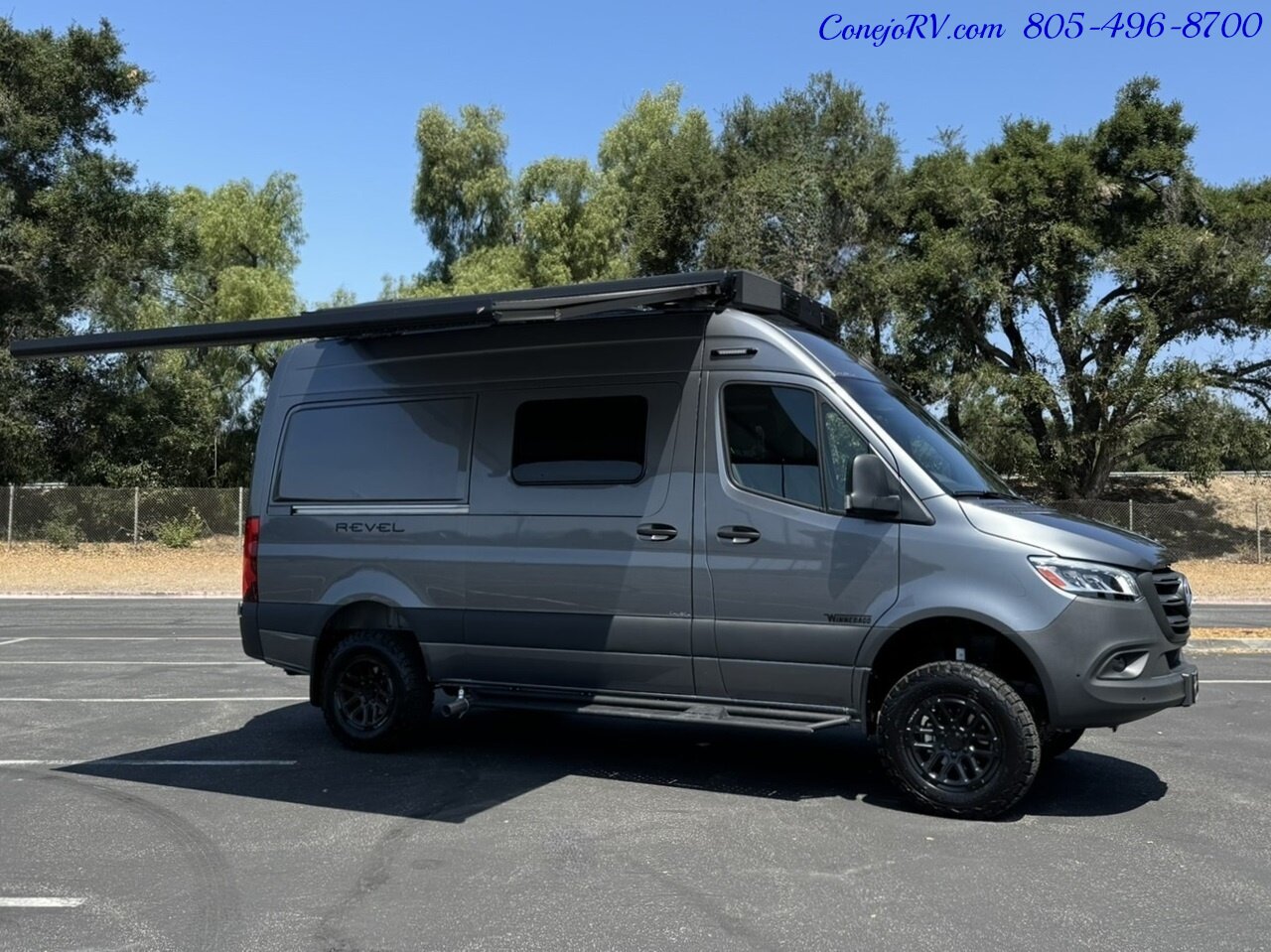 2025 Winnebago Revel 44E AWD Sprinter Mercedes Turbo Diesel, 8.4KWH  Lithionics System - Photo 36 - Thousand Oaks, CA 91360