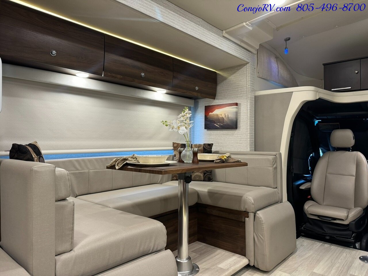 2022 Winnebago View 24D Full Wall Slide-Out Mercedes Turbo Diesel Full  Body Paint - Photo 10 - Thousand Oaks, CA 91360